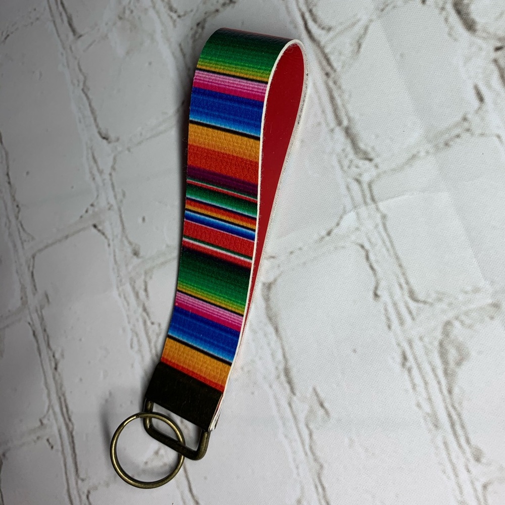 Serape Keychain Stripes - Picture 2 of 3